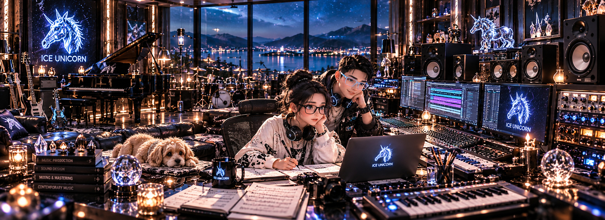 ICE UNICORN studio panorama